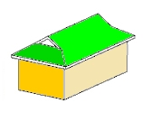Полувальмовая четырехскатная или «датская крыша»