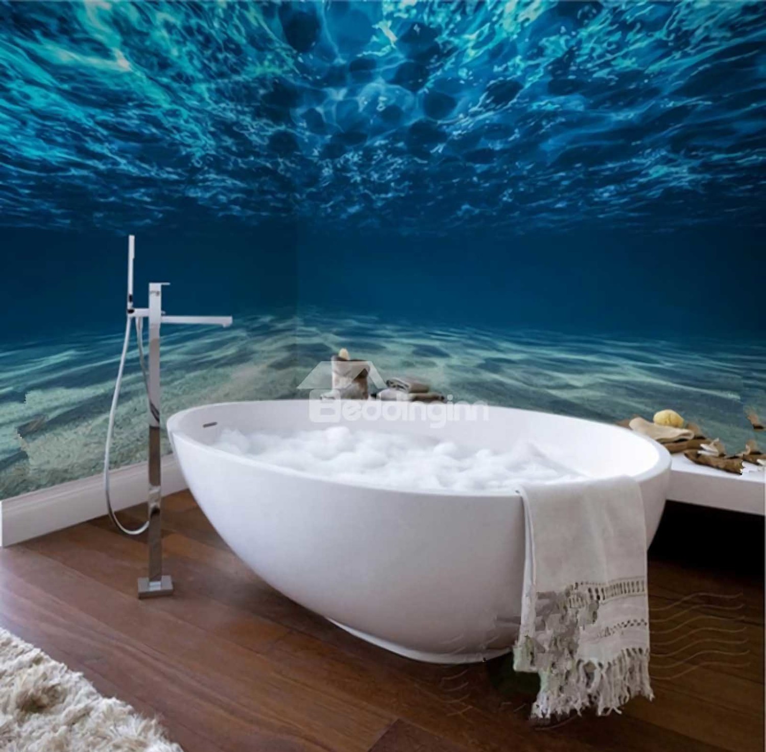 Ванна в стиле океан