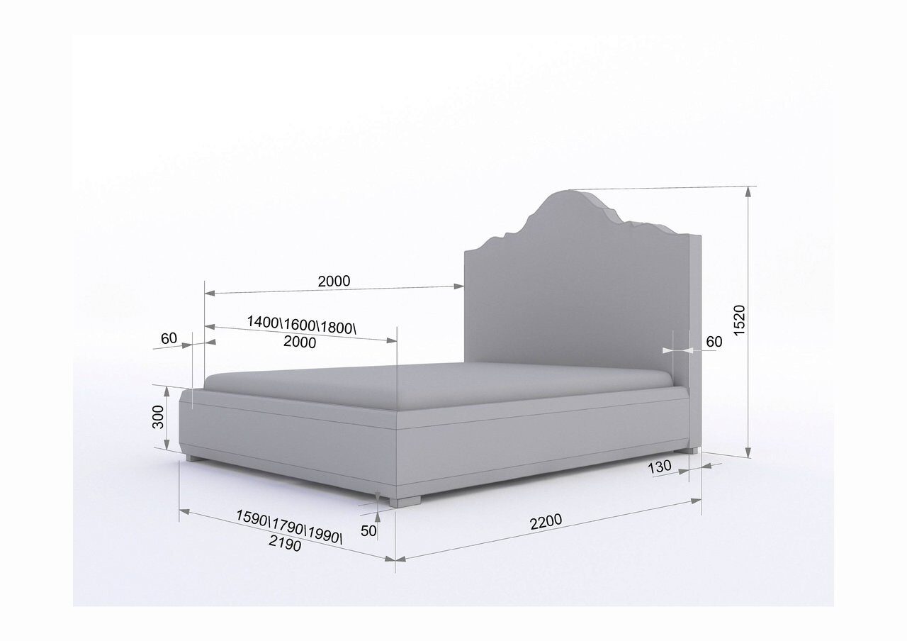 Высота кровати от пола стандарт