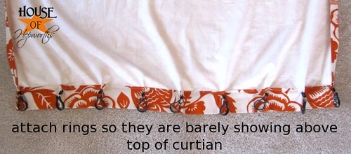 diy curtain rod