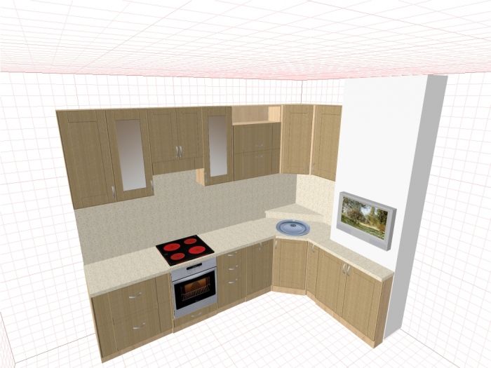 Дизайн-проект кухни в доме серии п-44 | Студия Дениса Серова