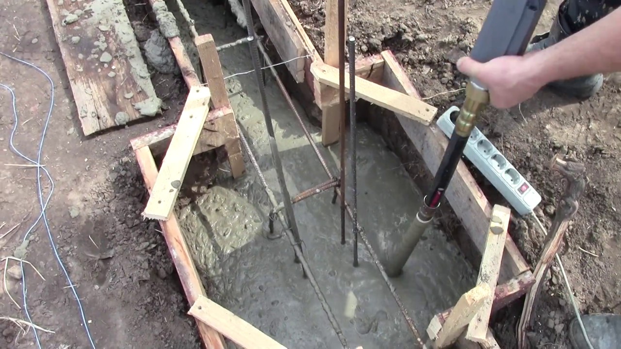 Вибратор для уплотнения бетона