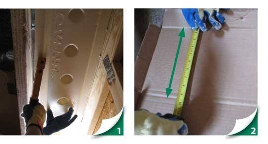 installing insulation, ceilings w/o attics