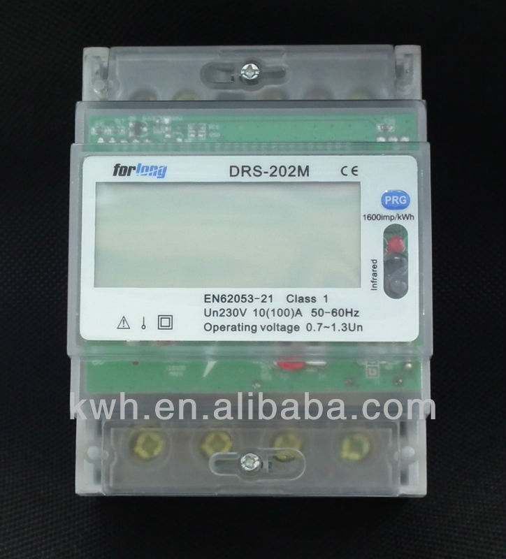 Single phase modular energy meter for device to measure electricity consumption
