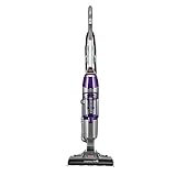 Bissell Symphony Pet Steam Mop and Steam Vacuum Cleaner for Hardwood and Tile Floors, with Microfiber Mop Pads, 1543A,Purple
