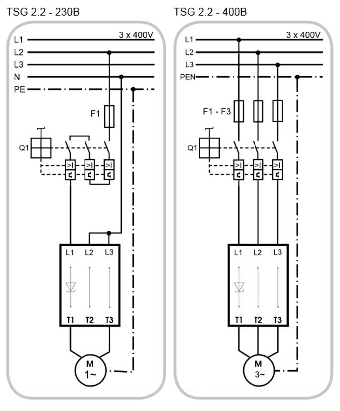 Схема электрического подключения насоса