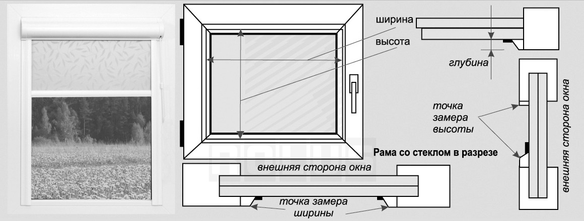 Как правильно выбрать рулонные шторы на окно. Схема монтажа рулонных штор Uni 1. Замер жалюзи Уни 1. Замер окна под uni2. Схема замеры кассетных рулонных штор.
