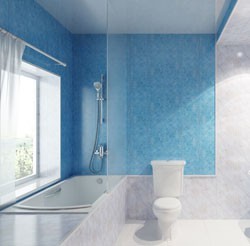 пластиковые панели в дизайне ванной комнаты