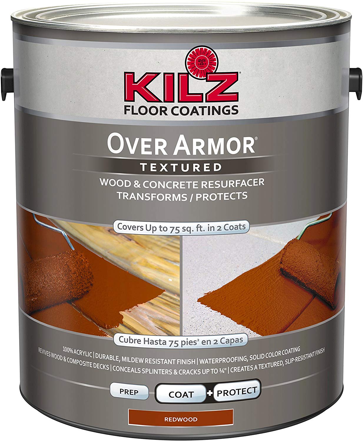 KILZ Over Armor Textured Wood/Concrete review