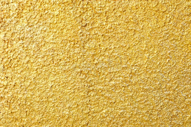 Gold Paint Stucco Wall. Gold Paint Stucco Wall Background stock image