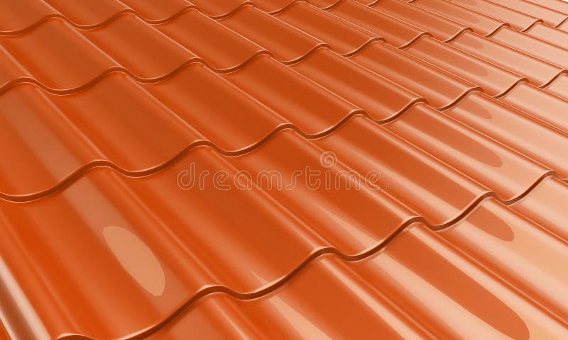 Metal tile orange royalty free stock photo