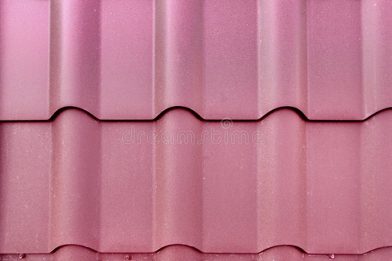 Metal tile roof royalty free stock photos