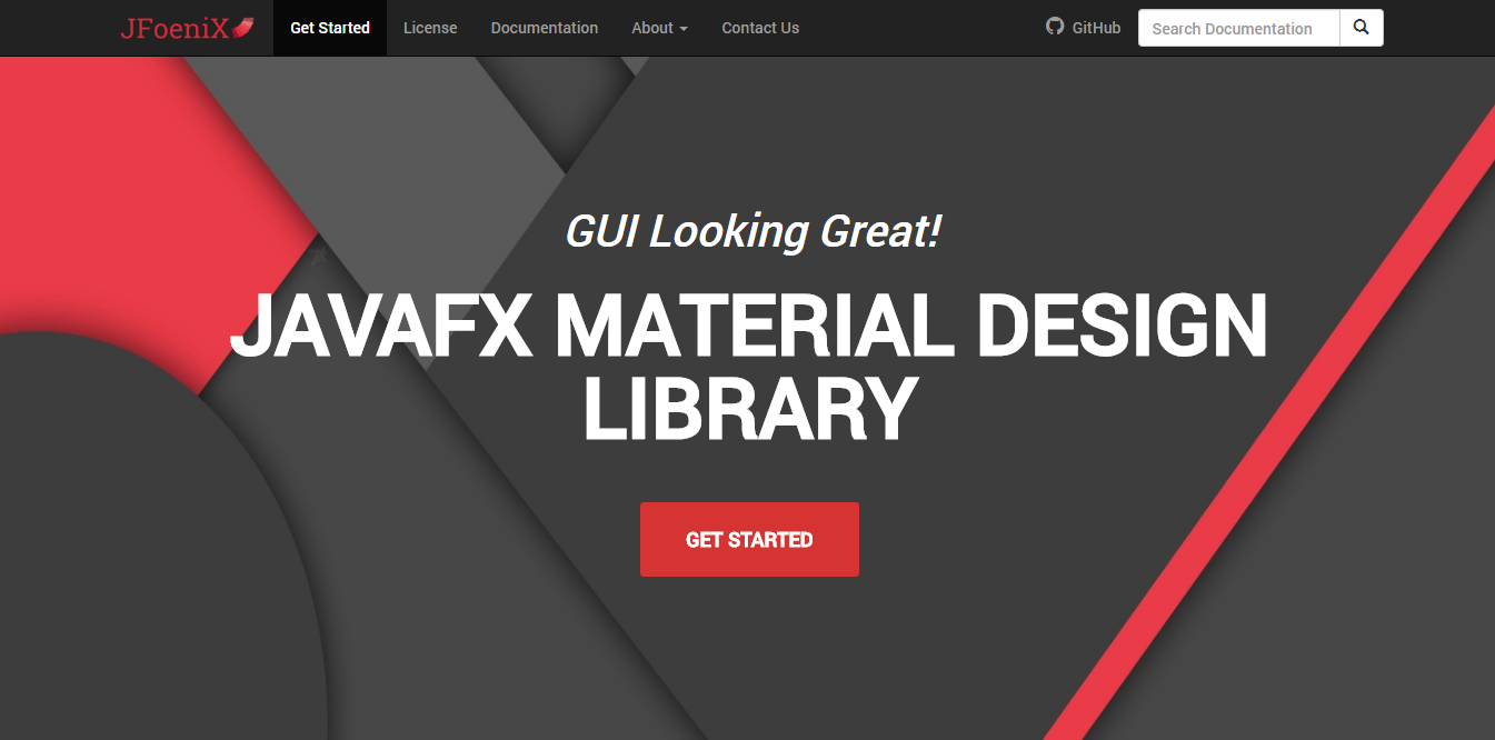 JFOENIX Material Design Framework