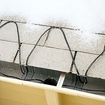 Roof heat cable fail to solve ice dam problems.