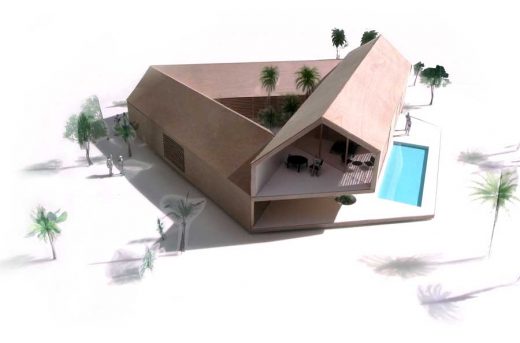 Triangular House Ecuador property design