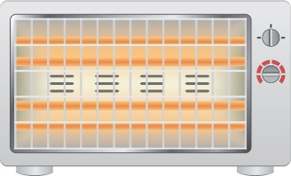 An icon image of a space heater.