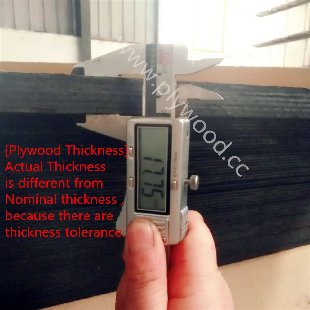 Measuring Plywood Thickness