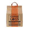 A bag of coffee logs